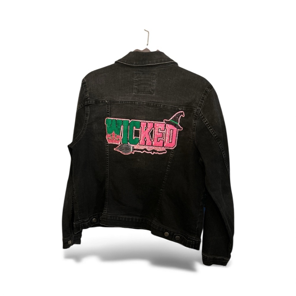 Sonoma Black Jean Jacket with Wicked Embroidery